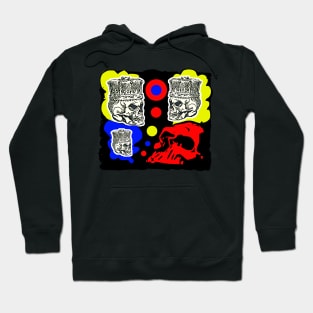 king skull colored Hoodie